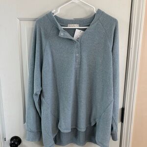 Zenana Light Blue Women's Sweater L/XL